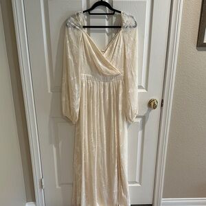 Baltic Born Cream Long Sleeve Dress